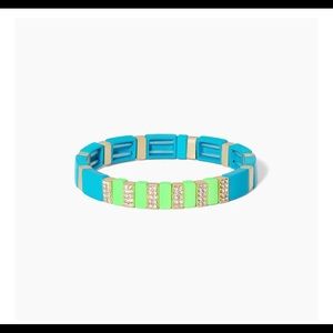 Roxanne Assoulin HIGH LITE BRACELET Blue Pave NWOT